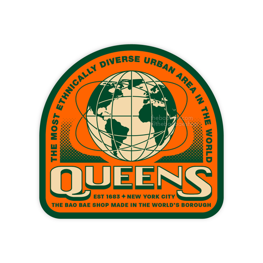 Queens NYC Diversity Badge Sticker