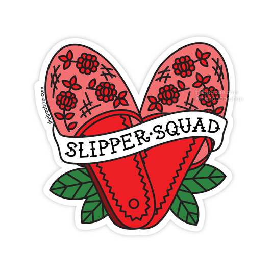 Slipper Squad Sticker