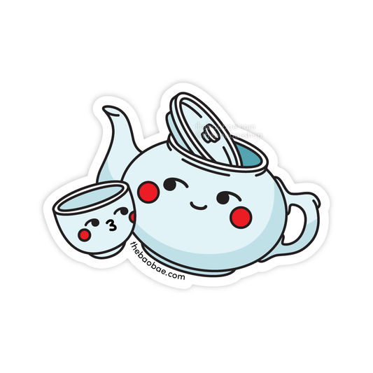 Tea Buddies Pot & Cup Sticker