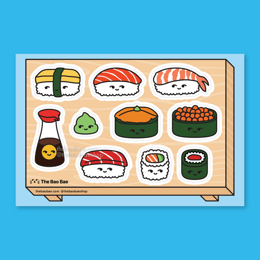 Sushi Sticker Sheet